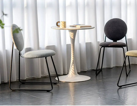 ABOUT WHITE Suyama Elegant Minimalist Dining Chair from ABOUT WHITE