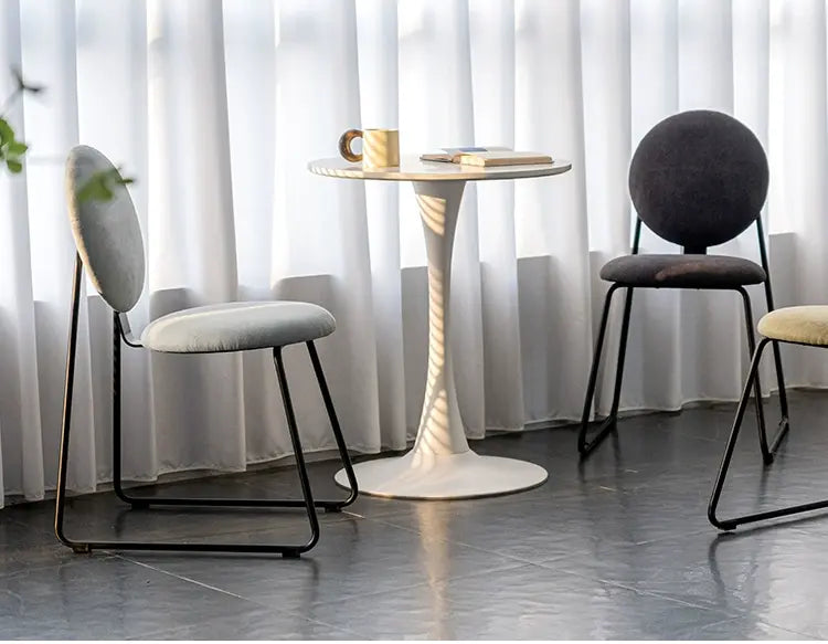 ABOUT WHITE Suyama Elegant Minimalist Dining Chair from ABOUT WHITE