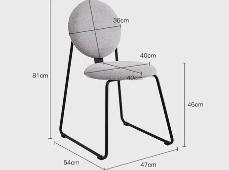 ABOUT WHITE Suyama Elegant Minimalist Dining Chair from ABOUT WHITE