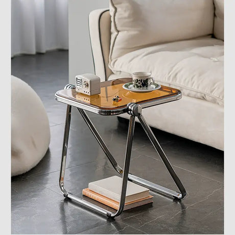 ABOUT WHITE Tamsin Elegant Foldable Acrylic Coffee Table from ABOUT WHITE