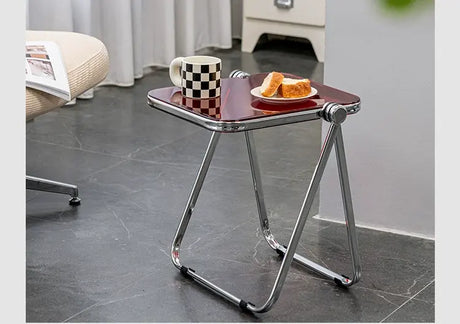 ABOUT WHITE Tamsin Elegant Foldable Acrylic Coffee Table from ABOUT WHITE