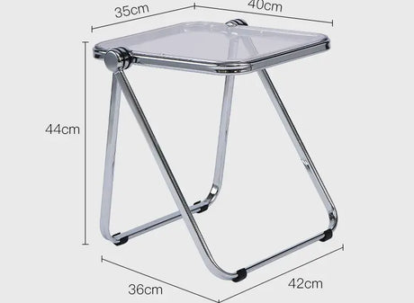 ABOUT WHITE Tamsin Elegant Foldable Acrylic Coffee Table from ABOUT WHITE