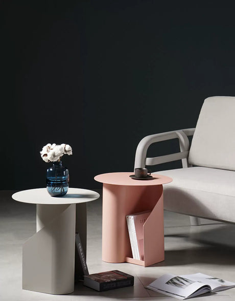 ABOUT WHITE Tamsin Scandinavian Wrought Iron Coffee Table Storage System from ABOUT WHITE