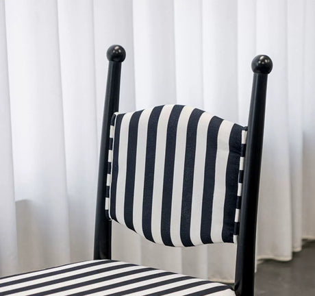 ABOUT WHITE Valentina Retro-Luxe Lambskin Dining Chair from ABOUT WHITE