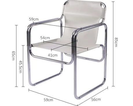 ABOUT WHITE Valeria Elegant Nordic Saddle Chair from ABOUT WHITE