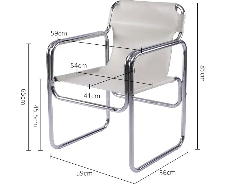 ABOUT WHITE Valeria Elegant Nordic Saddle Chair from ABOUT WHITE