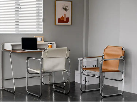 ABOUT WHITE Valeria Elegant Nordic Saddle Chair from ABOUT WHITE