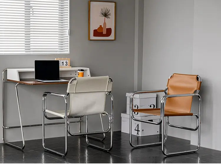 ABOUT WHITE Valeria Elegant Nordic Saddle Chair from ABOUT WHITE