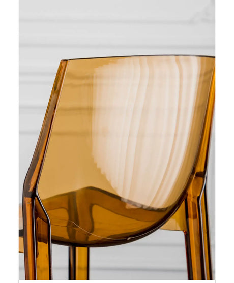 ABOUT WHITE Yamanashi Sleek Transparent Bar Chair from ABOUT WHITE
