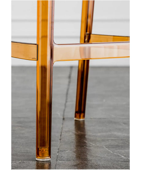 ABOUT WHITE Yamanashi Sleek Transparent Bar Chair from ABOUT WHITE
