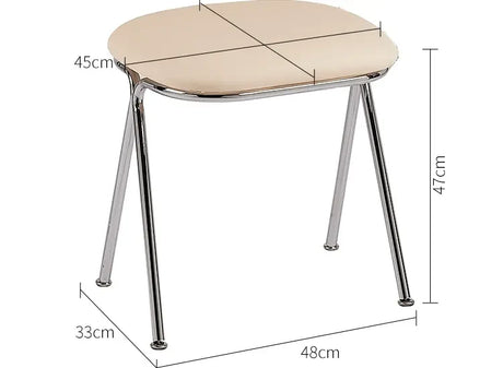 ABOUT WHITE Yensu Minimalist Nordic Shoe Stool from ABOUT WHITE