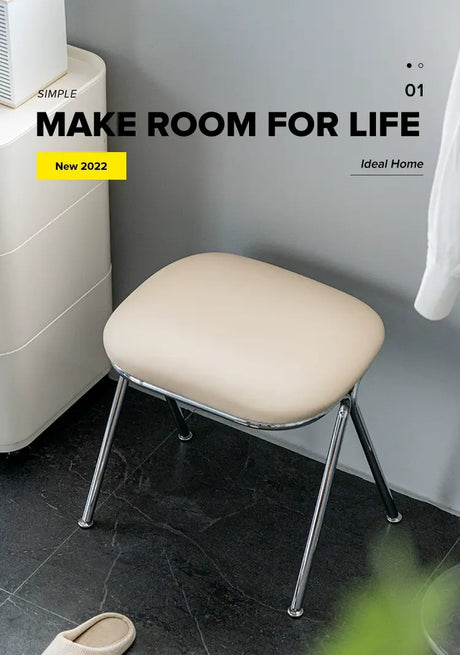 ABOUT WHITE Yensu Minimalist Nordic Shoe Stool from ABOUT WHITE