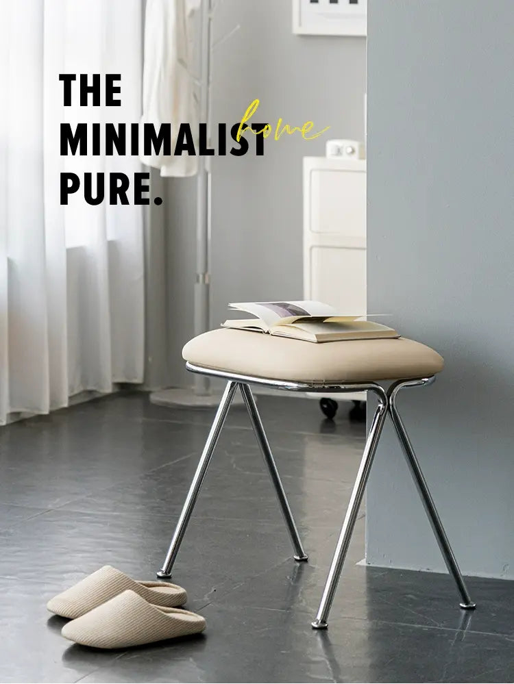 ABOUT WHITE Yensu Minimalist Nordic Shoe Stool from ABOUT WHITE