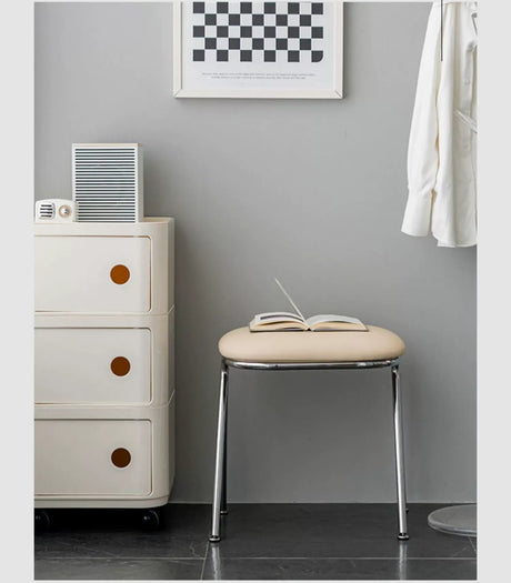 ABOUT WHITE Yensu Minimalist Nordic Shoe Stool from ABOUT WHITE
