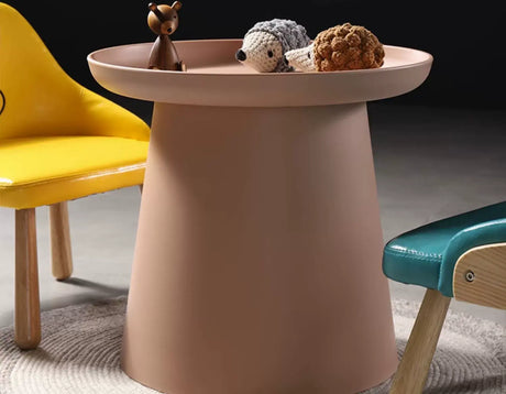 ABOUT WHITE Yule Coastal Minimalist Side Table from ABOUT WHITE