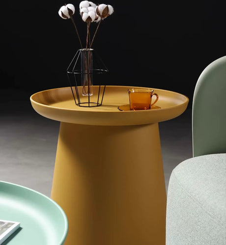 ABOUT WHITE Yule Coastal Minimalist Side Table from ABOUT WHITE