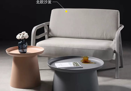 ABOUT WHITE Yule Coastal Minimalist Side Table from ABOUT WHITE
