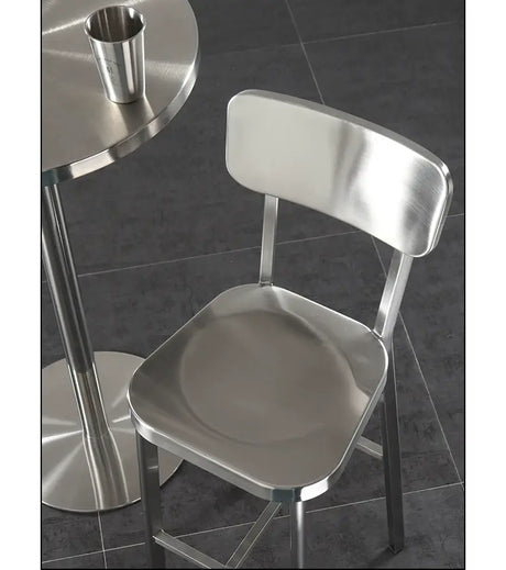 ABOUT WHITE Yuzuki Modern Stainless Steel Bar Chair from ABOUT WHITE