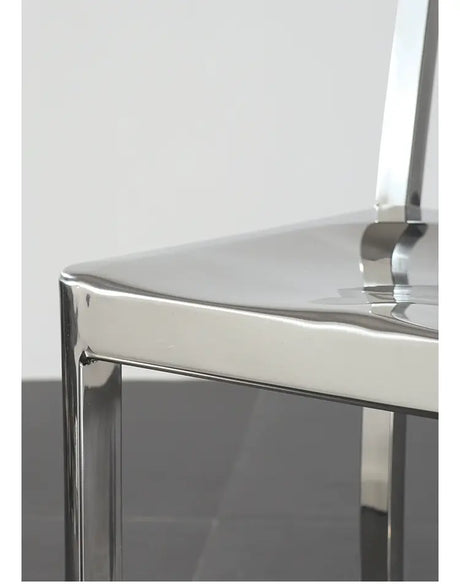 ABOUT WHITE Yuzuki Modern Stainless Steel Bar Chair from ABOUT WHITE