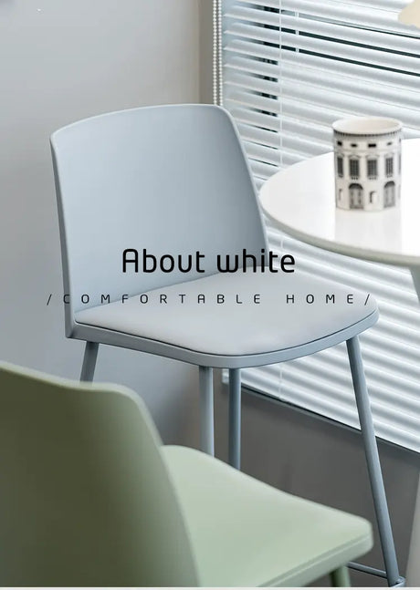 ABOUT WHITE Zhenhua Minimalist Modern Bar Stool from ABOUT WHITE