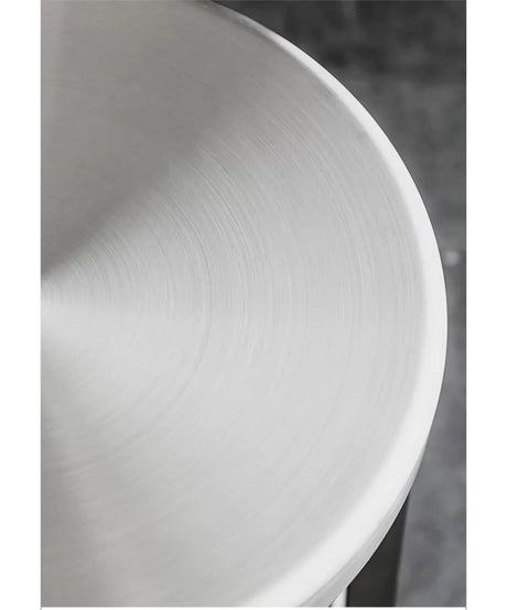 ABOUT WHITE Zorion Elegant Stainless Steel High Stool from ABOUT WHITE