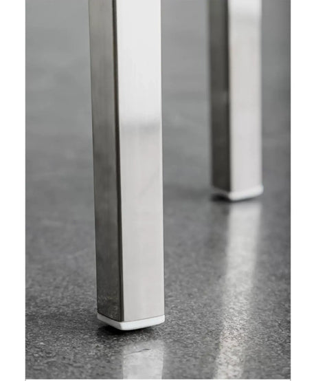ABOUT WHITE Zorion Elegant Stainless Steel High Stool from ABOUT WHITE