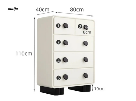LIVINGPLUS Light Luxury Drawer Side Cabinet from LIVINGPLUS