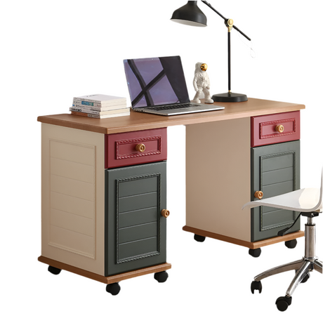 LINYUE Ethan Mediterranean Multi-Functional Desk & Storage Unit from LINYUE