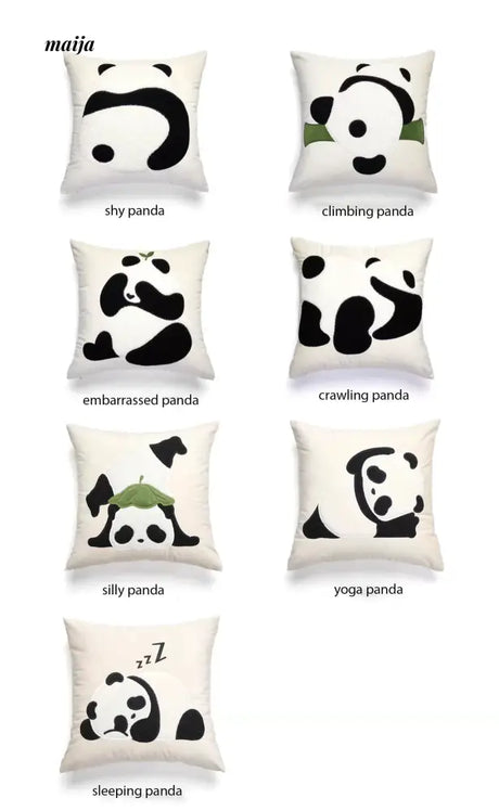 Shy Panda Cushion from MISTYWOOD
