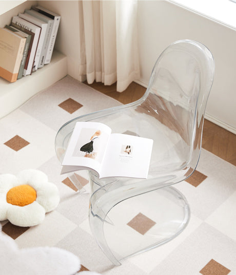 A&D Bartholomew Chic Stacking Plastic Dining Chair from A&D
