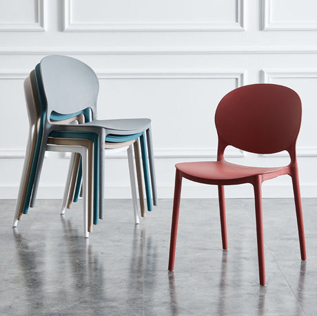 A&D Callidora Minimalist Durable Plastic Dining Chair from A&D