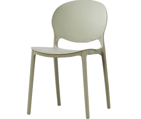 A&D Callidora Minimalist Durable Plastic Dining Chair from A&D