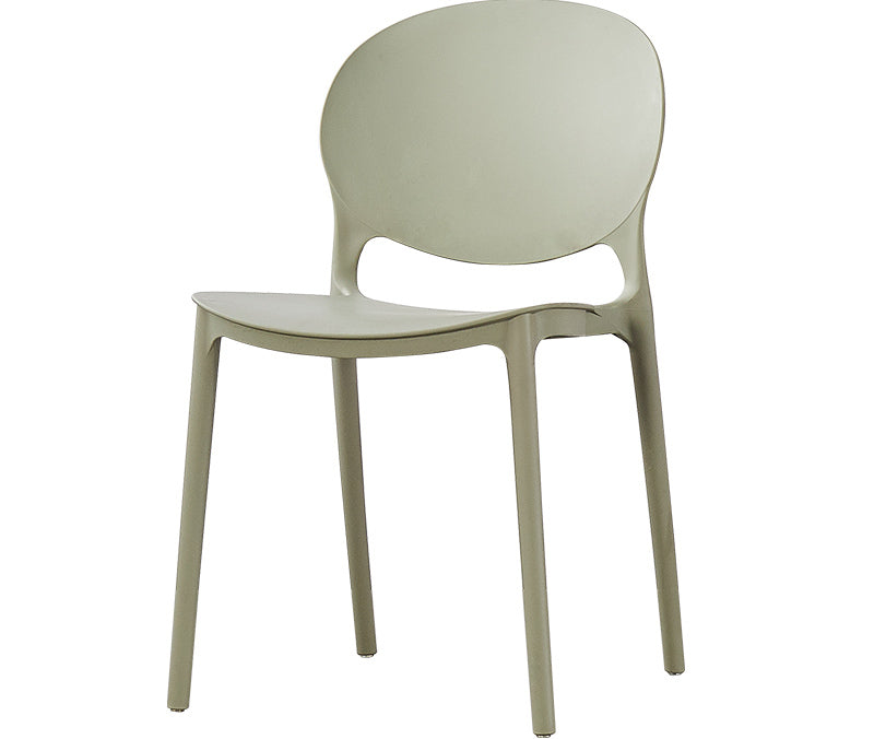 A&D Callidora Minimalist Durable Plastic Dining Chair from A&D