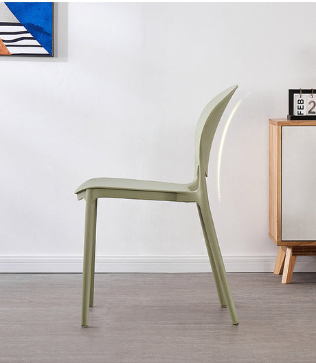 A&D Callidora Minimalist Durable Plastic Dining Chair from A&D