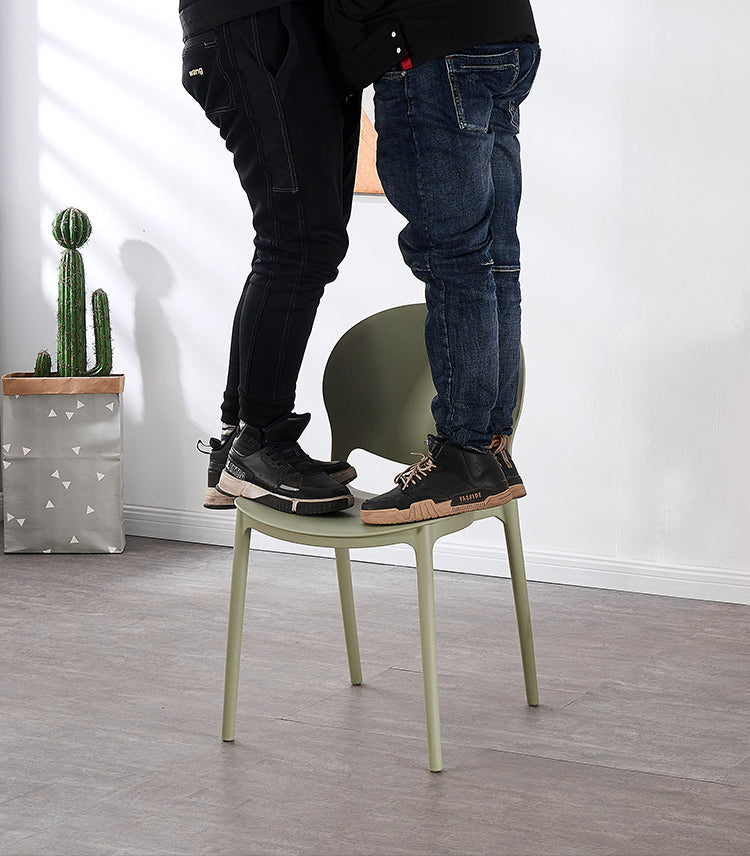 A&D Callidora Minimalist Durable Plastic Dining Chair from A&D