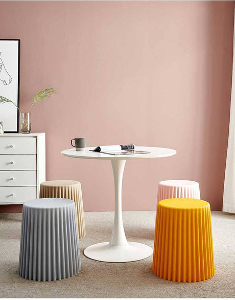 A&D Isadora Durable Round Stool Home Decor from A&D