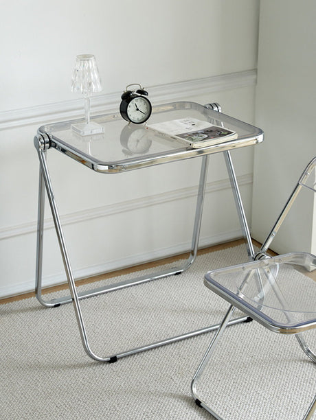 A&D Isadora Transparent Versatile Folding Table Set from A&D