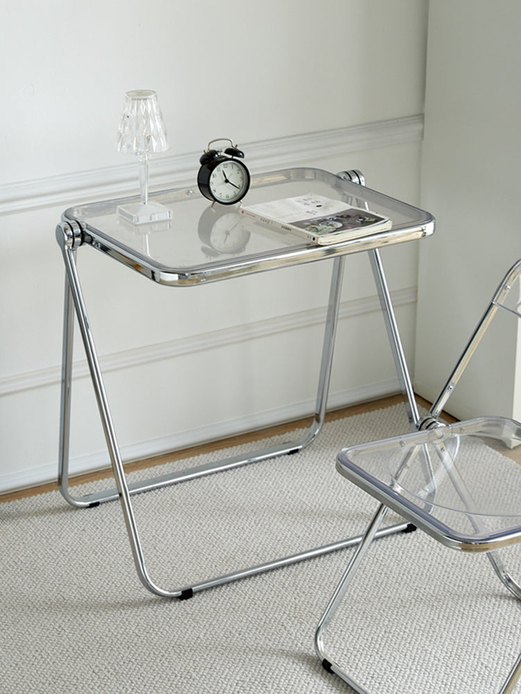 A&D Isadora Transparent Versatile Folding Table Set from A&D
