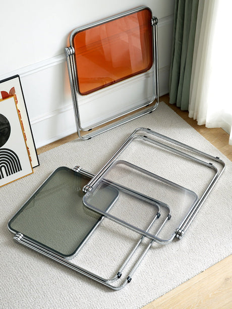 A&D Isadora Transparent Versatile Folding Table Set from A&D