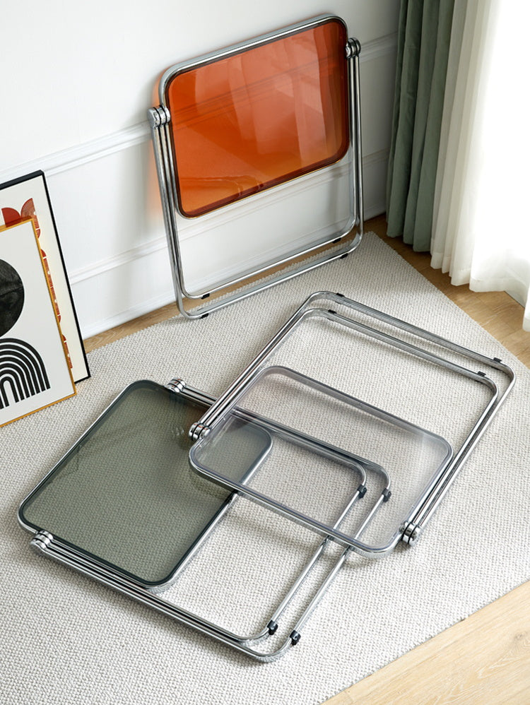 A&D Isadora Transparent Versatile Folding Table Set from A&D