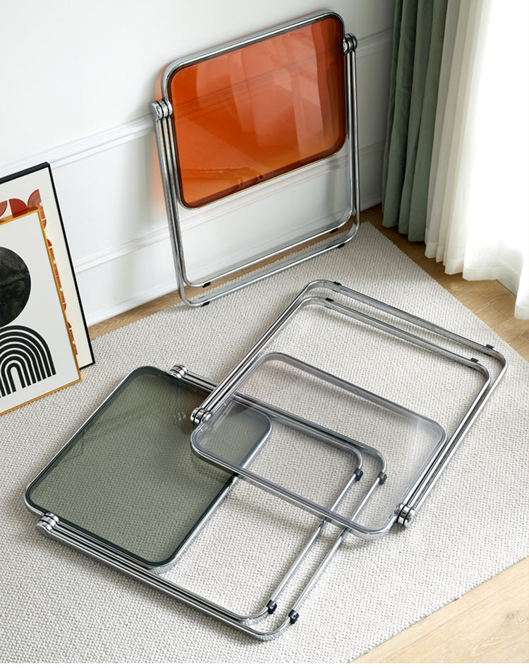 A&D Isadora Transparent Versatile Folding Table Set from A&D