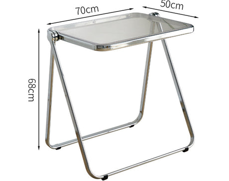 A&D Isadora Transparent Versatile Folding Table Set from A&D
