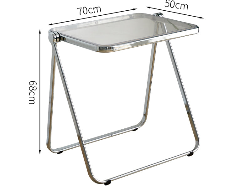 A&D Isadora Transparent Versatile Folding Table Set from A&D