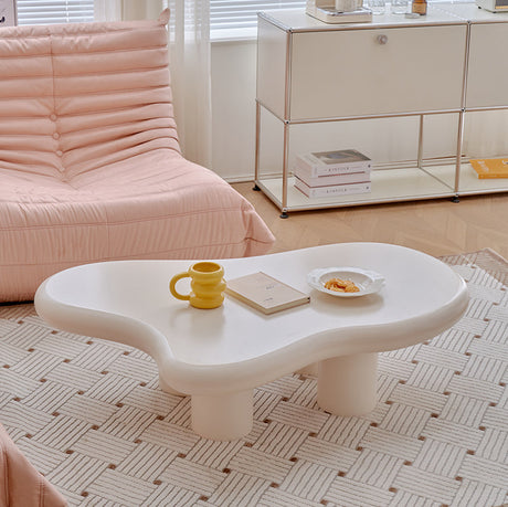 A&D Juniper Creamy Modern Coffee Table from A&D
