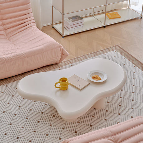 A&D Juniper Creamy Modern Coffee Table from A&D