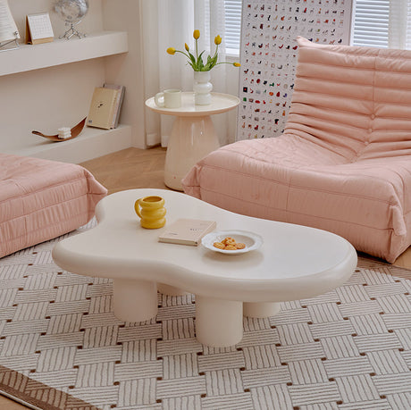 A&D Juniper Creamy Modern Coffee Table from A&D