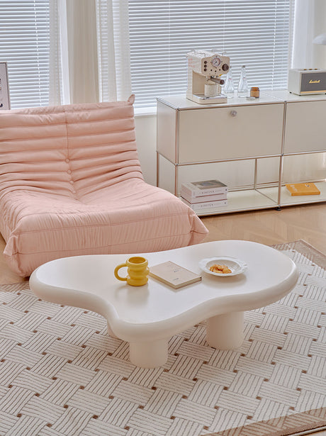 A&D Juniper Creamy Modern Coffee Table from A&D