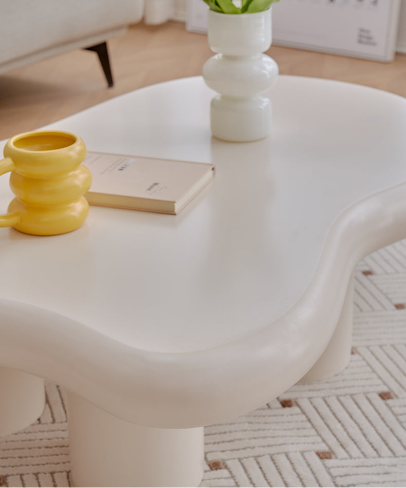 A&D Juniper Creamy Modern Coffee Table from A&D