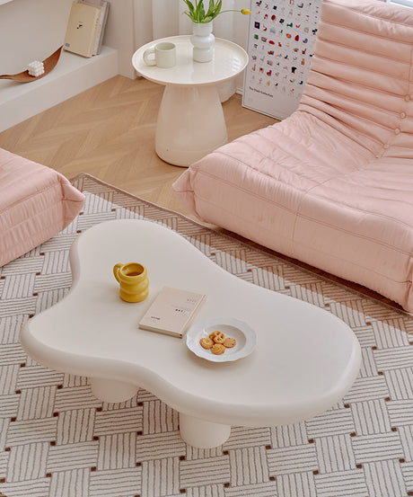 A&D Juniper Creamy Modern Coffee Table from A&D