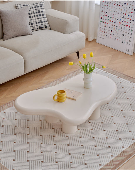 A&D Juniper Creamy Modern Coffee Table from A&D